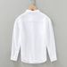 Men's Clothing Casual High Quality Crumpled Double Layer Gauze Long Sleeved Shirt Men's Cotton Gauze Soft Comfortable And Breathable Square Neck Shirt_viptrois.com