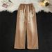 Men's Clothing Jeans For Men All Seasons Trendy Straight Loose Casual Trousers Towel Embroidery High Street Wide Leg Jeans_viptrois.com