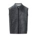 Pulse Autumn Winter New Sweater Cardigan Knitted Loose Plus Size Casual Sleeveless Fleece-Lined Vest Men's Knitwear_viptrois.com