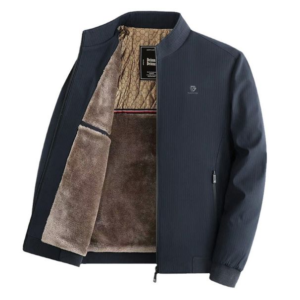 Autumn New Style With Plush Thickened Middle-Aged Elderly Men, Winter Casual Men's Clothing, Warm And Loose, Dad's_viptrois.com