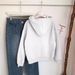 Vintage Hooded Sweatshirt For Women – Retro 5-Star Print, Oversized Streetwear, Fashionable Pullover For Autumn & Winter_viptrois.com