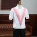 Men's Clothing Polo Shirt V Neck Short Sleeved Knitted Sweater Striped Triangle Slim Business Ice Silk Summer T Shirt_viptrois.com