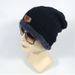 Winter knitted men's plush warm scarf, one piece thickened wool cover hat, women's ear protection, parent-child cold hat_viptrois.com