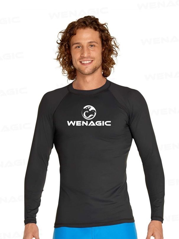 Men's Clothing Men's Surfing Suit Rafting Suit Long Sleeved Swimsuit Professional Quick Drying Sunscreen Board Suit_viptrois.com