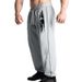 Men's Relaxed-Fit Jogger Pants Wide-Leg Training Trousers for Running Squats Casual Wear All-Season Comfort_viptrois.com
