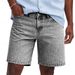 Men's 5-Pocket Denim Shorts | Cotton Casual Streetwear Cut-Off Style | Relaxed Fit Five-Inch Inseam For Summer | Available In Multiple Colors_viptrois.com