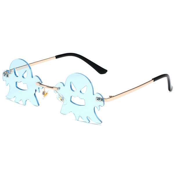 Men's Sunglasses New Ghost Funny Metal Sunglasses Party Dance Men And Women Sunglasses Glasses Cartoon Sunglasses Trend_viptrois.com