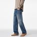 Men's Clothing & Archer0603 & Straight Leg Jeans Men's Autumn And Winter New Style Loose Wide Leg Pants Washed Casual Long Trousers Trendy_viptrois.com