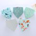 5Pcs/Set Baby Bibs Triangle Double Cotton Bandana Bibs Baby Boys Girls Babador Feeding Smock Infant Burp Cloth Baby Saliva Towel_viptrois.com