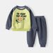 WAPYPY Children's Clothing 2025 New Version Suit Boy Sweatshirt Sweatpants Two Piece Suit Baby Cartoon Pullover Wholesale_viptrois.com