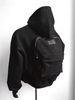 Men's Clothing Hooded Heavy Sweater Loose Oversized Hooded Sweatshirt With Backpack Straps – Heavyweight Unisex Streetwear (Black, M-3XL)_viptrois.com