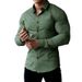 Men's Clothing Men's Business Shirt Non Iron Professional Work Summer Anti Wrinkle White Shirt Men's Long Sleeve Shirt_viptrois.com