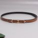 Women's belt, women's decoration, skirt, simple and versatile, double-sided belt, women's jeans, pure cowhide, gray fine summer_viptrois.com