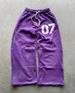 Men's Clothing Urban Streetwear Hoodie & Pants Set Loose Fit Zip-Up Hooded Sweatshirt With Matching Joggers For Men (Black/Pink/Purple, Letter Print)_viptrois.com