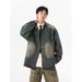 Denim Loose Plus Size 2025 Spring And Autumn American Workwear Shirt Casual Jacket Men_viptrois.com