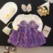 Children's Clothing For Girls, Internet Celebrity Princess Dress, Baby Girl, Fashionable Dress, Evening Dress, One Year Old Clothing, Skirt Wholesale_viptrois.com