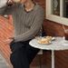 Men's Clothing V Neck Men's Knitted Sweater Tops Breathable Youthful Casual Men's Tops_viptrois.com