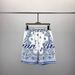 Fashionable AM short sleeved shirt set with starry sky letters printed all over letters, unisex cardigan_viptrois.com