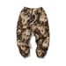 Men's Clothing Retro Oil Painting Floral Jacquard Casual Pants Large Size Non Elastic Loose Harem Pants_viptrois.com