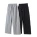Men's Streetwear Baggy Cargo Pants With Wide Leg & Structural Tailoring – Casual High Waist Sweatpants In Grey & Black_viptrois.com