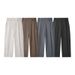 Men's Clothing ACU Men's Clothing | Drape High End Casual Trousers Men's 2025 Autumn Loose Straight Pleated Trousers Suit Trousers_viptrois.com