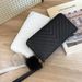 Long Wallet For Women - Wavy Design Slim Clutch Purse With Large Capacity Minimalist Fashion Wallet_viptrois.com