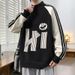 Pure Cross-Border Foreign Trade Dropshipping Men's Hong Kong Style Half-Zip Stand Collar Jacquard Sweater Knitwear 2025_viptrois.com