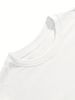 Maglietta Uomo Girocollo 180g Cotone Puro Stampa Alfabeto, Tessuto Leggermente Elastico, Collezione Estiva Sportiva Casual Trendy_viptrois.com