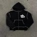 Hot-selling 3D Printed Fashion Zipper Sweater, Early Autumn Comfortable Casual Personalized Street Black Coat_viptrois.com