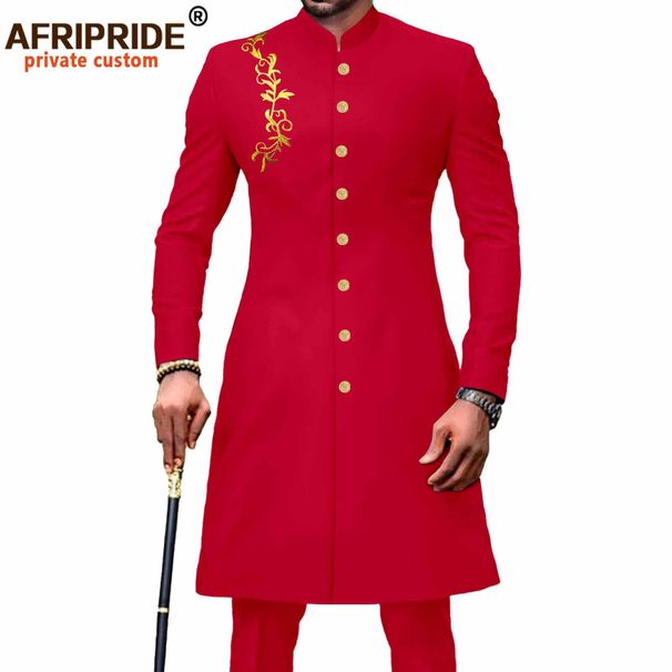Men's clothing African men slim two piece set_viptrois.com
