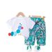 2025 New Children's Summer Outing Cotton Boy And Girl Cartoon Style Short Sleeve Set_viptrois.com
