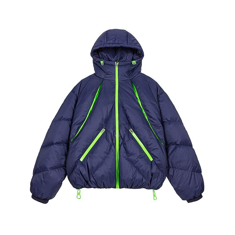 Nordmann ATBORDER Winter New White Duck Thickened Hooded Down Jacket Warm Casual Couple Student Short Coat_viptrois.com