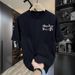 Trendy European And American Brand Short Sleeve Ins Pure Cotton Summer New Men's Printed T-Shirt Fashionable Unisex Crew_viptrois.com