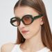 Small Cat Eye Sunglasses With Gradient Lenses For A Cool Look. UV400 Protection_viptrois.com