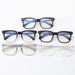 Women's Eyewear Frames New Retro Rice Nail Large Frame Flat Glasses TR90 Plate Core Anti Blue Light Glasses Celebrity Style Glasses Frame_viptrois.com