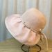 Bow Shaped For Children, 2024 Large Brim UV Resistant Fisherman Hat, Travel Folding Organza Sun Hat_viptrois.com