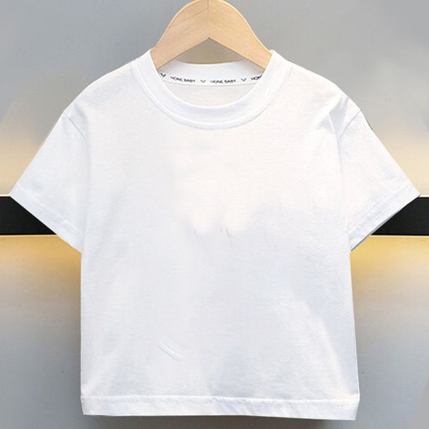 Kid's Clothing Boys' Short Sleeved Cotton T Shirt Summer New Style Little Bear Children's Boy Loose Round Neck Top Trendy Clothes Ins_viptrois.com
