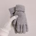 Winter new pineapple style cashmere full finger touch screen knitted warm jacquard fashion plus velvet thickened wool gloves_viptrois.com