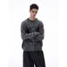 Ouro's Shop American-style Antique Printed Button Cardigan Sweater Men's Lazy High-end Knitted Sweater Jacket Couple Tide_viptrois.com