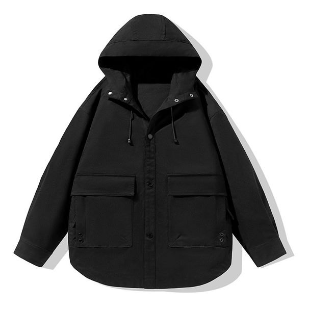Men's Clothing New Men's Autumn And Winter Work Jackets Casual Hooded Jackets Men's Versatile Fashion Men's Jackets Men_viptrois.com