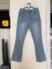 Men's Clothing Correct Version Cleanfit Ice Blue 517 Style Washed Vintage Jeans Flared Distressed Vibe Casual Pants_viptrois.com