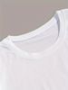 T-shirt Uomo 180g In Cotone 100% Con Stampa Gattino Divertente, Girocollo Traspirante E Confortevole, Maglietta Casual Estiva_viptrois.com