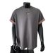 Two Tone Modal Air Layer Short T-shirt For Men In Summer 2025, New Casual Sports Base Shirt, Half Sleeved Top_viptrois.com