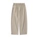 Men's Clothing Three Dimensional Pleated Design Casual Pants Drape All Match Trousers Retro Loose Side Split Trousers_viptrois.com