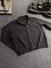 European Explosive High-end Knitted Cardigan Men's Semi-turtleneck 2026 Spring And Autumn New Lazy Style Men's Sweater Jacket Loose Trend_viptrois.com