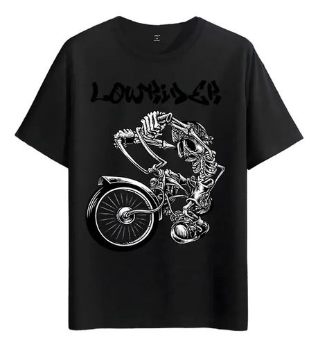Tshirt Muscle 2026 Freaks Skull On Bicycle Lowrider Style_viptrois.com