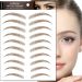 6D Hair Like Eyebrows Stickers Makeup Waterproof Eyebrow Eyebrow Long Natural Hair-liked Authentic Eyebrow Tattoo Sticker_viptrois.com