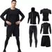 2025 Spring And Summer Fitness Clothing Men's High Elastic Basketball Sports Set Running Speed Dry Breathable Tight Clothing Training Clothing_viptrois.com