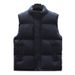 Cotton Vest, Men's Autumn And Winter Trendy Brand, Large-sized Casual Vest, Down Cotton Bread Jacket, Coat, Teenagers' Waistcoat_viptrois.com