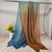 Muslim headscarf Bamboo Gradient Modal Scarf Muslim Rayon Cotton Tie-dye Ink-ink Color Headscarf_viptrois.com